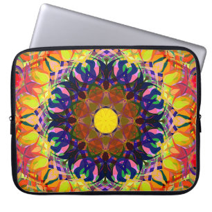 Funda Para Portátil Pintura Digital Hermoso Resumen Colorido Retroceso
