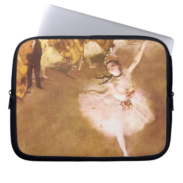 Funda Para Portátil Pintura estelar de bailarina de ballet Degas (Frente)