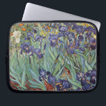 Funda Para Portátil Pintura impresionista de Van Gogh Irises<br><div class="desc">Vincent Van Gogh Irises en Saint Remy - Irises de Vincent Van Gogh es un maravilloso cuadro impresionista de uno de los principales artistas impresionistas de todos los tiempos. El jardín del iris está lleno de color y emoción, a medida que los iris morados salen de sus tallos y hojas...</div>