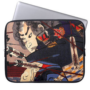 Funda Para Portátil Pintura japonesa del samurai de Ukiyo-e del