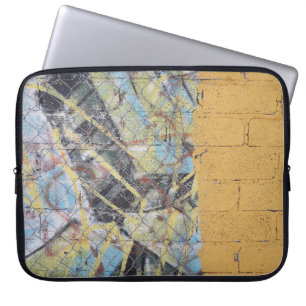Funda Para Portátil Pintura multicolor de pared