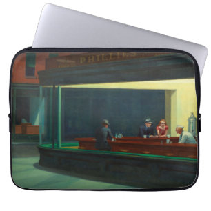 Funda Para Portátil Pintura Nighthawks de Edward Hopper 