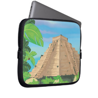 Funda Para Portátil Pirámide azteca