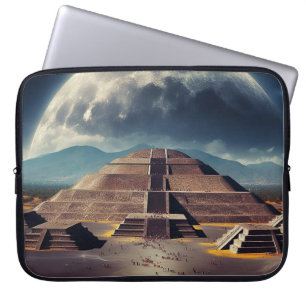 Funda Para Portátil Pirámide de la Luna, Teotihuacán, México Travel
