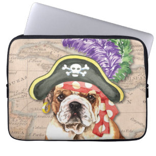 Funda Para Portátil Pirata bulldog