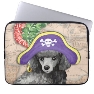 Funda Para Portátil Pirata de caniche en miniatura
