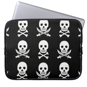 Funda Para Portátil Pirata Skulls Crossbone Seless Pattern