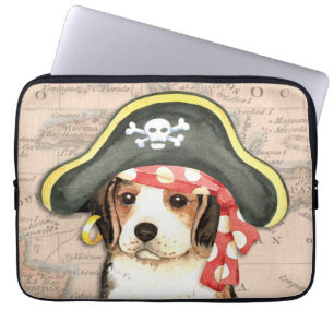 Funda Para Portátil Pirate Gorra Beagle