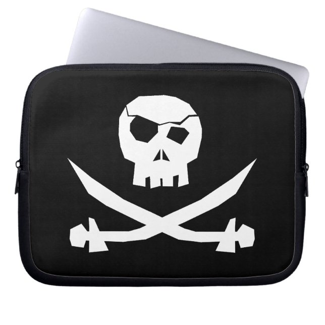 Funda Para Portátil Pirate Skull (Frente)