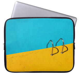 Funda Para Portátil Piscina con escalera de acero inoxidable