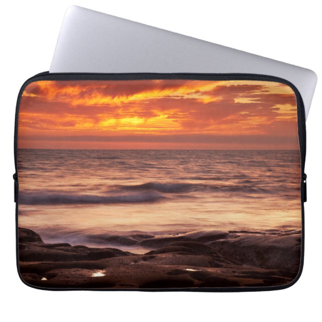 Funda Para Portátil Piscinas de marea de La Jolla (Frente)
