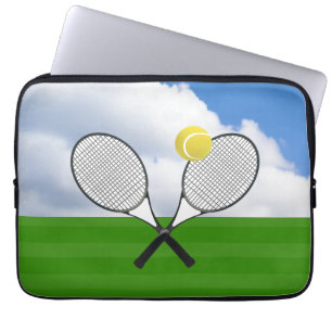 Funda Para Portátil Pista de tenis y carritos de TENIS