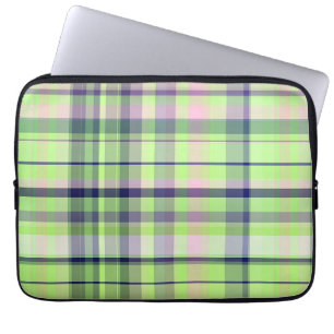 Funda Para Portátil Pistachio Marina Rosa Triste Madrás