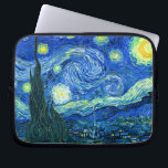 Funda Para Portátil PixDezines Van Gogh Starry Night/St Remy<br><div class="desc">El famoso cuadro de Van Gogh, "La noche estrellada". Durante su estancia en el asilo de Saint Remy en los años 80, van Gogh describió las colinas onduladas y los cipreses que veía desde su ventana. Digitalmente mejorado por PixDezines. Copyright © 2008-2016 PixDezines.com™ y PixDezines™ en zazzle.com. Todos Los Derechos...</div>