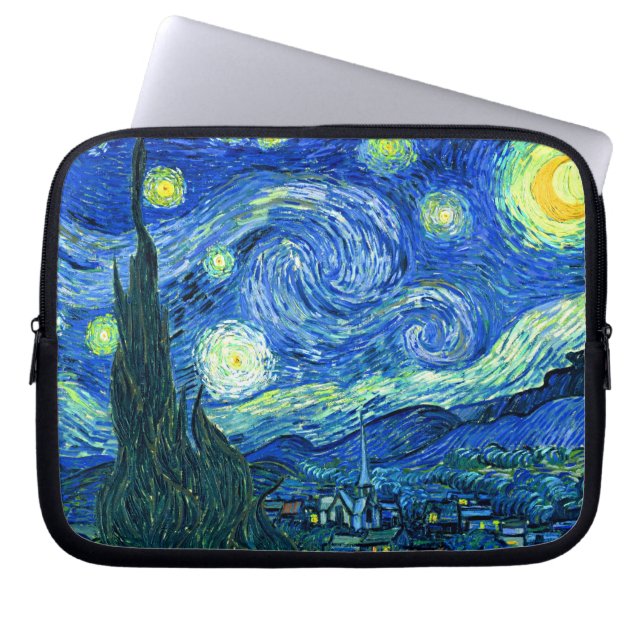 Funda Para Portátil PixDezines Van Gogh Starry Night/St Remy (Frente)