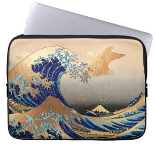 Funda Para Portátil PixDezines Vintage Gran Ola Hokusai 葛飾北斎の神奈川沖浪