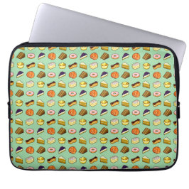 Funda Para Portátil Pixel Art Delicious Cakes Pattiserie Pattern