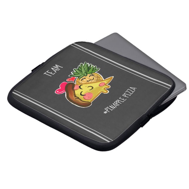Funda Para Portátil Pizza Pinapple (Superior anverso)