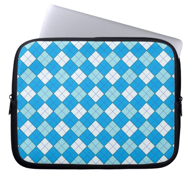 Funda Para Portátil Placa azul (Frente)