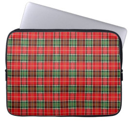 Funda Para Portátil Plaid de Navidad Tradicional