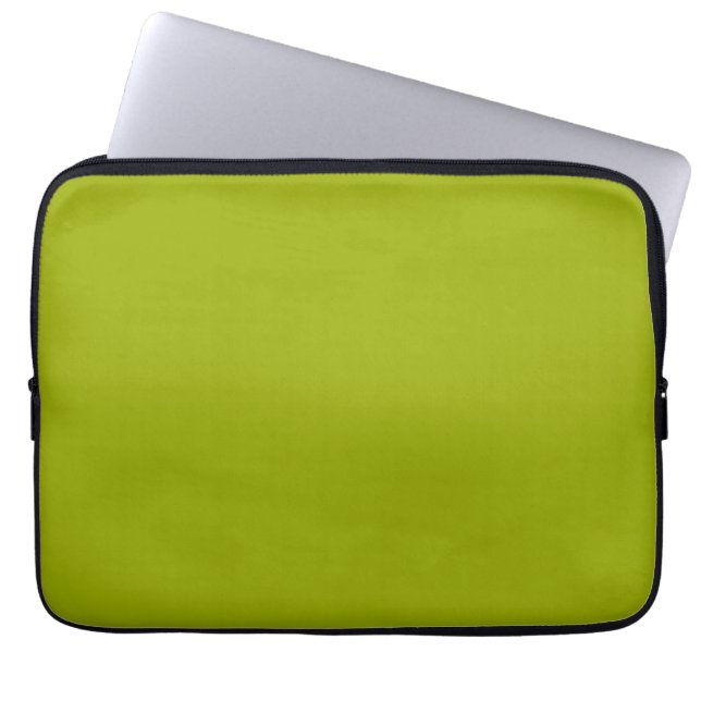 Funda Para Portátil Plain Lime Green (Frente)