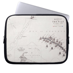 Funda Para Portátil Plan de la batalla del Nilo, el 1 de agosto de