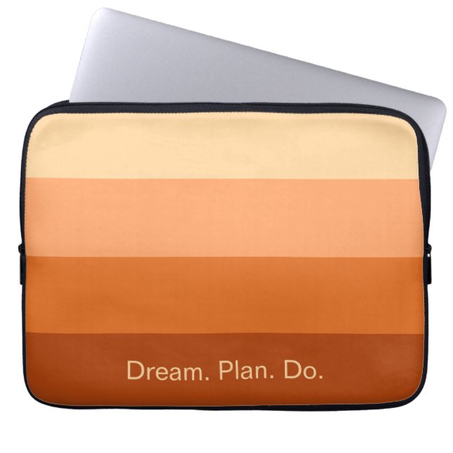 Funda Para Portátil Plan Dream Do - Gradiente Motivacional (Frente)