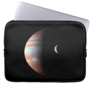 Funda Para Portátil Planeta gigante del gas Júpiter y luna galileña Io