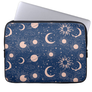 Funda Para Portátil Planetas y patrones de estrellas