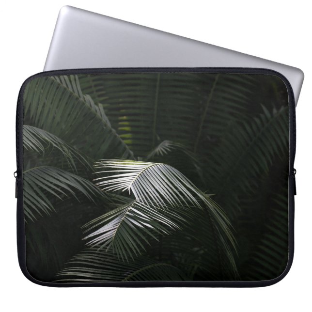 FUNDA PARA PORTÁTIL PLANTA DE HOJAS VERDE (Frente)