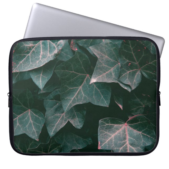FUNDA PARA PORTÁTIL PLANTA DE PLOMO VERDE (Frente)