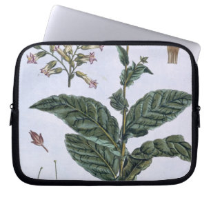 Funda Para Portátil Planta de tabaco, placa 7, de la 'colección