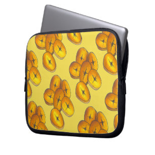 Funda Para Portátil Plantaciones fritas cocinando plátanos comida cari