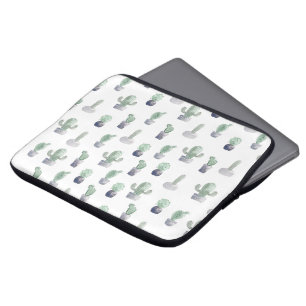 Funda Para Portátil Plantas de cactus de color agua