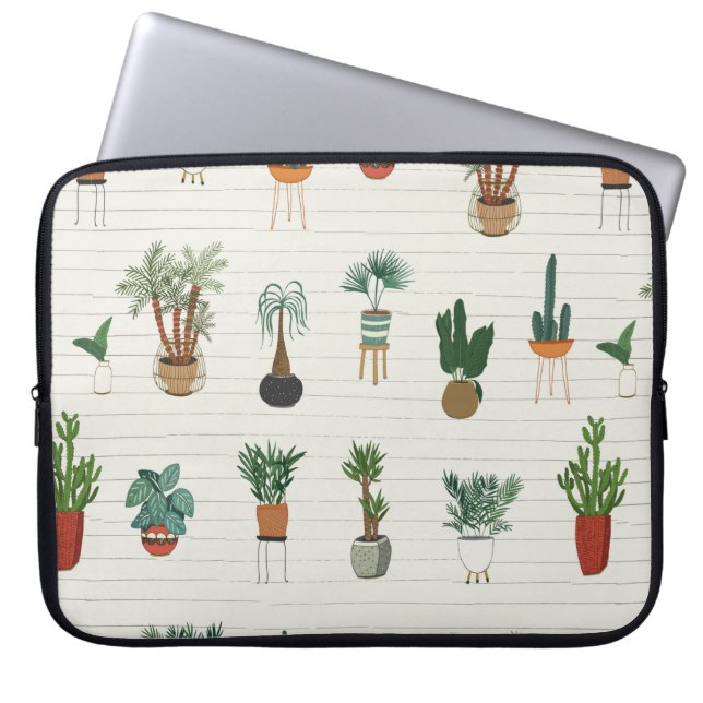 Funda Para Portátil plantas interiores sin inconvenientes (Frente)