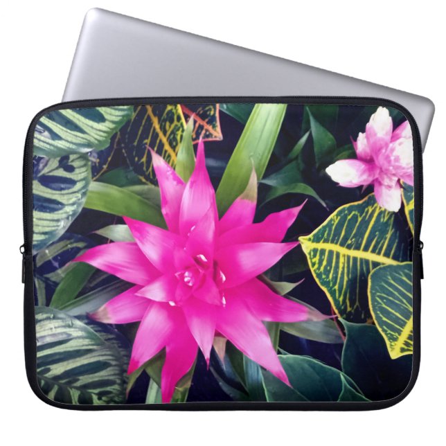 Funda Para Portátil Plantas tropicales (Frente)