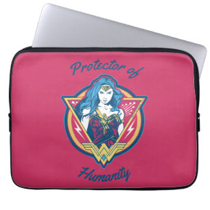 Funda Para Portátil Plantilla gráfica triple color de mujer maravilla