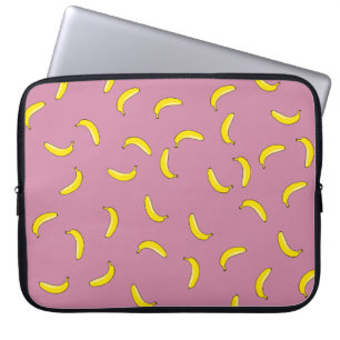 Funda Para Portátil Plátanos rosados
