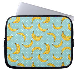 Funda Para Portátil Plátanos y puntos de Polk
