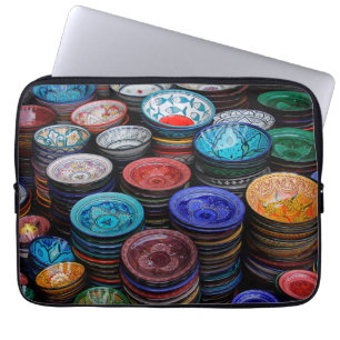Funda Para Portátil Platos Marroquíes En El Mercado