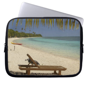 Funda Para Portátil Playa, palmeras & tumbona