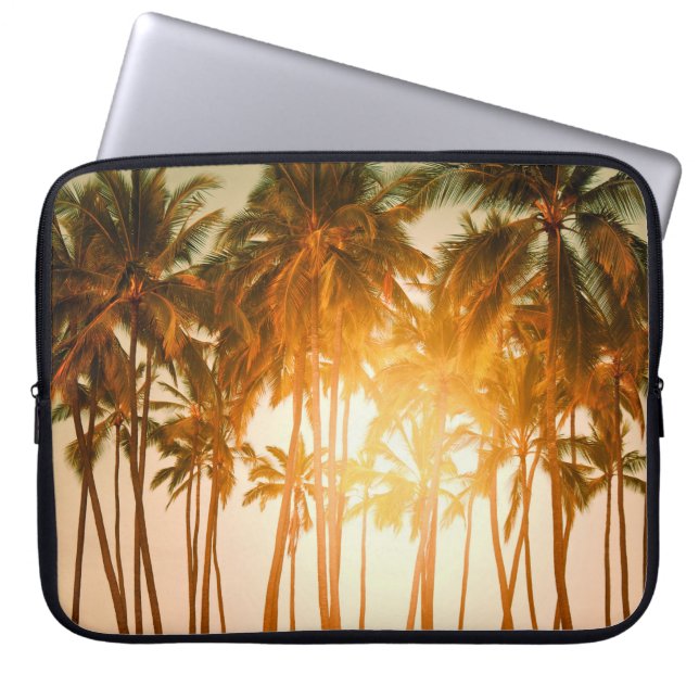 Funda Para Portátil Playa tropical (Frente)