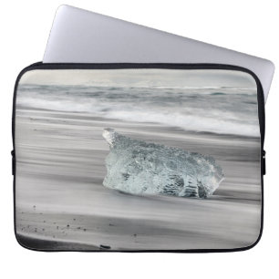 Funda Para Portátil Playa Volcánica Negra Parque Nacional Vatnajokul