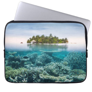 Funda Para Portátil Playas tropicales Atolón Ari de Maldivas