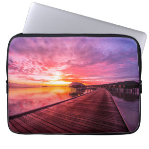 Funda Para Portátil Playas tropicales   Maldives Sunset
