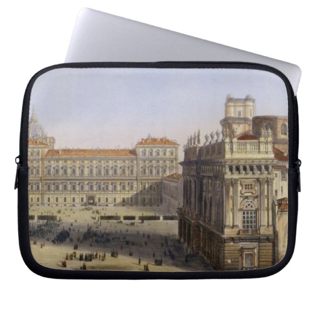 Funda Para Portátil Plaza Castello, Turín, grabada por F. Citterio (c (Frente)