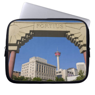 Funda Para Portátil Plaza Olímpica y Calgary Tower, Alberta, Canadá