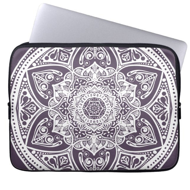 Funda Para Portátil Plum Mandala (Frente)