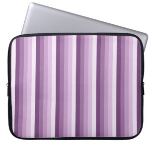 Funda Para Portátil Plum purple shadow stripes