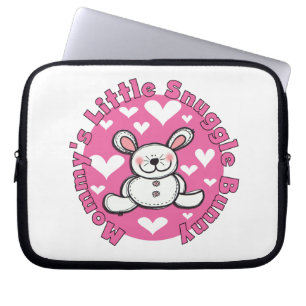 Funda Para Portátil Poco conejito del Snuggle de la mamá